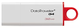 Флешка Kingston DataTraveler Gen.4 32GB USB 3.0 (DTIG4/32GB) White - мініатюра 2