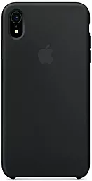 Чехол Apple Silicone Case PB для Apple iPhone XR Black