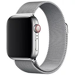 Сменный ремешок для умных часов Milanese Loop Design для Apple Watch 42/44/45/49 mm Silver