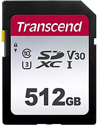 Карта пам'яті Transcend SDXC 512GB 300S Class 10 UHS-I U3 V30 (TS512GSDC300S)