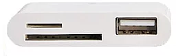 OTG-перехідник, Адаптер-перехідник, Перехідник-Cardreader Henca Connection Kit Samsung Galaxy Tab 30pin White (DR03-TAB2) - мініатюра 2