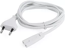 Сетевой кабель Cablexpert CEE7/16-C7 1.8M 2*0.5 мм кв White (PC-184/2-W) - миниатюра 3