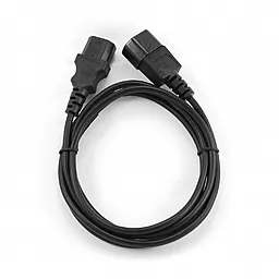 Сетевой кабель-удлинитель Cablexpert IEC C13 - C14 1.8m Black (PC-189) - миниатюра 2
