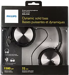 Навушники Philips SHL3160BK/00 Black - мініатюра 2