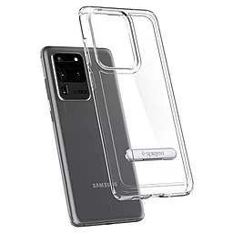 Чехол Spigen Ultra Hybrid S для Samsung Galaxy S20 Ultra Crystal Clear (ACS00715) - миниатюра 2