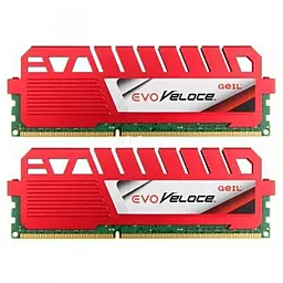 Оперативна пам'ять Geil DDR3 16GB (2x8GB) 2400 MHz EVO Veloce (GEW316GB2400C11BDC) - мініатюра 2