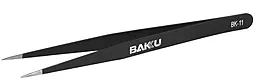 Пінцет Baku BK-11 прямий чорний