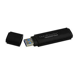 Флешка Kingston DT 4000 G2 32GB USB 3.0 (DT4000G2/32GB) Metal Black Security - мініатюра 2