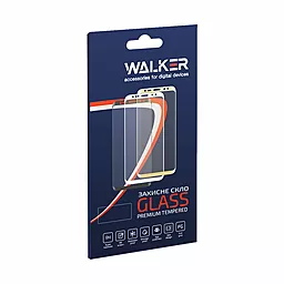 Защитное стекло Walker Full Glue для Huawei Y7 (2019) black