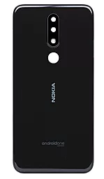 Задняя крышка корпуса Nokia 5.1 Plus Dual Sim (TA-1105) со стеклом камеры Original Black