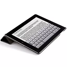 Чохол для планшету JustCase Leather Case For iPad 2/3/4 Black (SS0002) - мініатюра 5