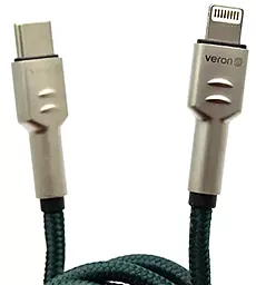 Кабель USB PD Veron CL04 20w 3a 1m USB Type-C - Lightning cable black - миниатюра 3