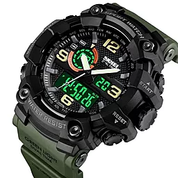 Часы наручные SKMEI 1520AG  Army Green - миниатюра 4