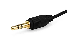 Аудио кабель 1TOUCH AUX mini Jack 3.5mm M/M Cable 1 м black - миниатюра 3