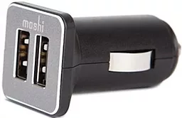 Автомобільний зарядний пристрій Moshi Car Charger Revolt Duo Black (4.2 A) (99MO022007) Black / Gray - мініатюра 3