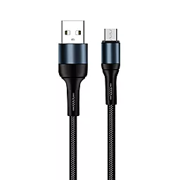 Кабель USB ColorWay 2.4A micro USB Cable Black (CW-CBUM045-BK)
