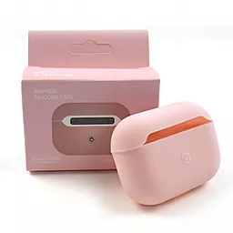 Силіконовий чохол NICHOSI для Apple Airpods Pro Light Pink