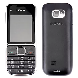 Корпус для Nokia C2-01 з клавіатурою Black