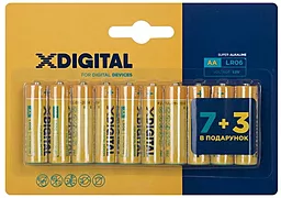Батарейки X-digital AA/LR06 BL 10шт