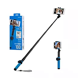 Монопод для селфі Momax Selfie Hero 70cm Blue/Black (KMS6D) - мініатюра 4