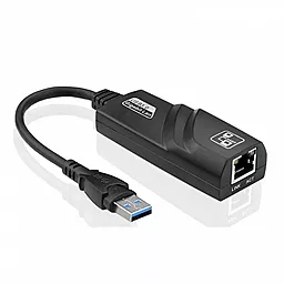 Мережева карта EasyLife USB-A 3.0 - RJ45 Ethernet Adapter Black