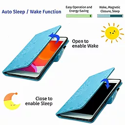 Чехол для планшета Epik Art Case для Samsung Galaxy Tab A 10.1" (2019) T510 Голубой - миниатюра 3