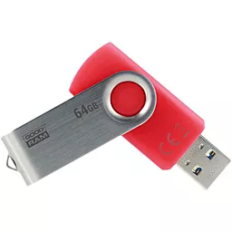 Флешка GooDRam 64GB UTS3 Twister USB 3.0 (UTS3-0640R0R11) Red