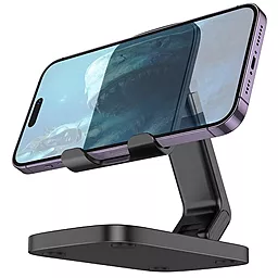 Настольный держатель Hoco HD8 Blackfish folding desktop stand Black - миниатюра 3