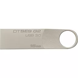 Флешка Kingston DTSE9 G2 16GB USB 3.0 (DTSE9G2/16GB) Metal Silver - миниатюра 3