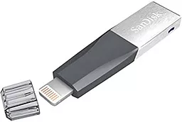 Флешка SanDisk 256GB iXpand Mini USB 3.0/Lightning (SDIX40N-256G-GN6NE) Grey - миниатюра 4