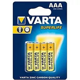 Батарейки Varta (R03) AAA SuperLife 4шт (02003101414) - мініатюра 2