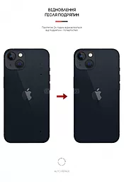 Гидрогелевая пленка ArmorStandart на заднюю панель для Apple iPhone 13 mini Carbone Transparent (ARM61070)  - миниатюра 3