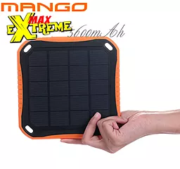 Повербанк MANGO MAX Xtreme Solar PowerBox 5600mAh Orange - мініатюра 2