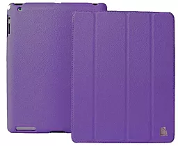 Чохол для планшету JustCase Leather Case For iPad 2/3/4 Dark Purple (SS0009) - мініатюра 2