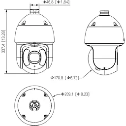 Камера видеонаблюдения DAHUA Technology DH-SD6CE245XA-HNR (3.95-177.7) - миниатюра 2