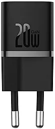 Сетевое зарядное устройство с быстрой зарядкой Baseus Fast Charger GaN5 20W USB-C Black (CCGN050101)