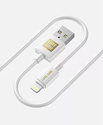 Кабель USB Luxe Cube USB to Lightning 3А White (7775557575228)