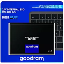 SSD Накопитель GooDRam CL100 240 GB (SSDPR-CL100-240-G3) - миниатюра 4