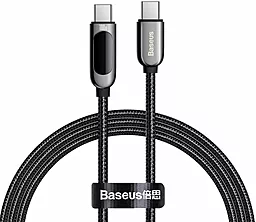 USB PD Кабель Baseus Display 20V 5A USB Type-C - Type-C Cable Black (CATSK-B01)