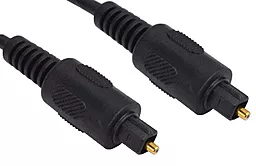 Оптичний аудіо кабель TCOM Toslink М/М Cable 1 м black