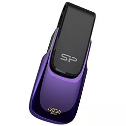 Флешка Silicon Power 128Gb Blaze B31 Purple USB 3.0 (SP128GBUF3B31V1U) - миниатюра 2