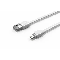USB Кабель LDNio Lightning flat 2.1A White (XS-07A) - мініатюра 4