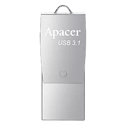 Флешка Apacer AH750 Mobile 64Gb USB 3.1 (AP64GAH750S-1) Silver