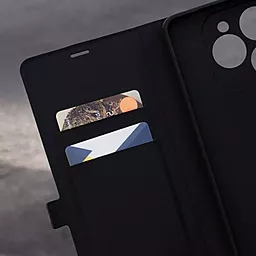 Чехол Wave Flap Case для Samsung Galaxy A35 Black - миниатюра 4