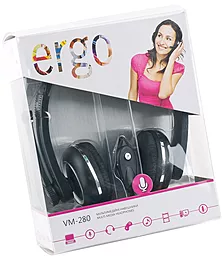Навушники Ergo VM-280 Black - мініатюра 2