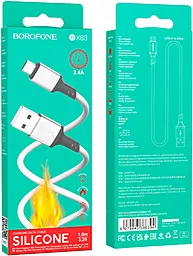 Кабель USB Borofone BX83 micro USB Cable White - миниатюра 5