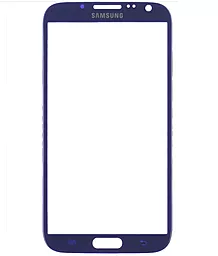Корпусное стекло дисплея Samsung Galaxy Note 2 N7100 Blue