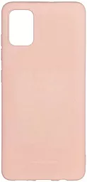 Чехол Molan Cano Smooth Samsung A715 Galaxy A71 Pink