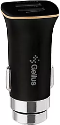 Автомобильное зарядное устройство Gelius Pro Apollo GP-CC01 15W 3.1A 2xUSB-A + microUSB cable Black - миниатюра 4