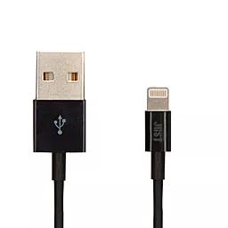 Кабель USB JUST Simple Lightning USB Cable Black (LGTNG-SMP10-BLCK) - миниатюра 2